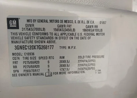 3GNEC120X7G268177